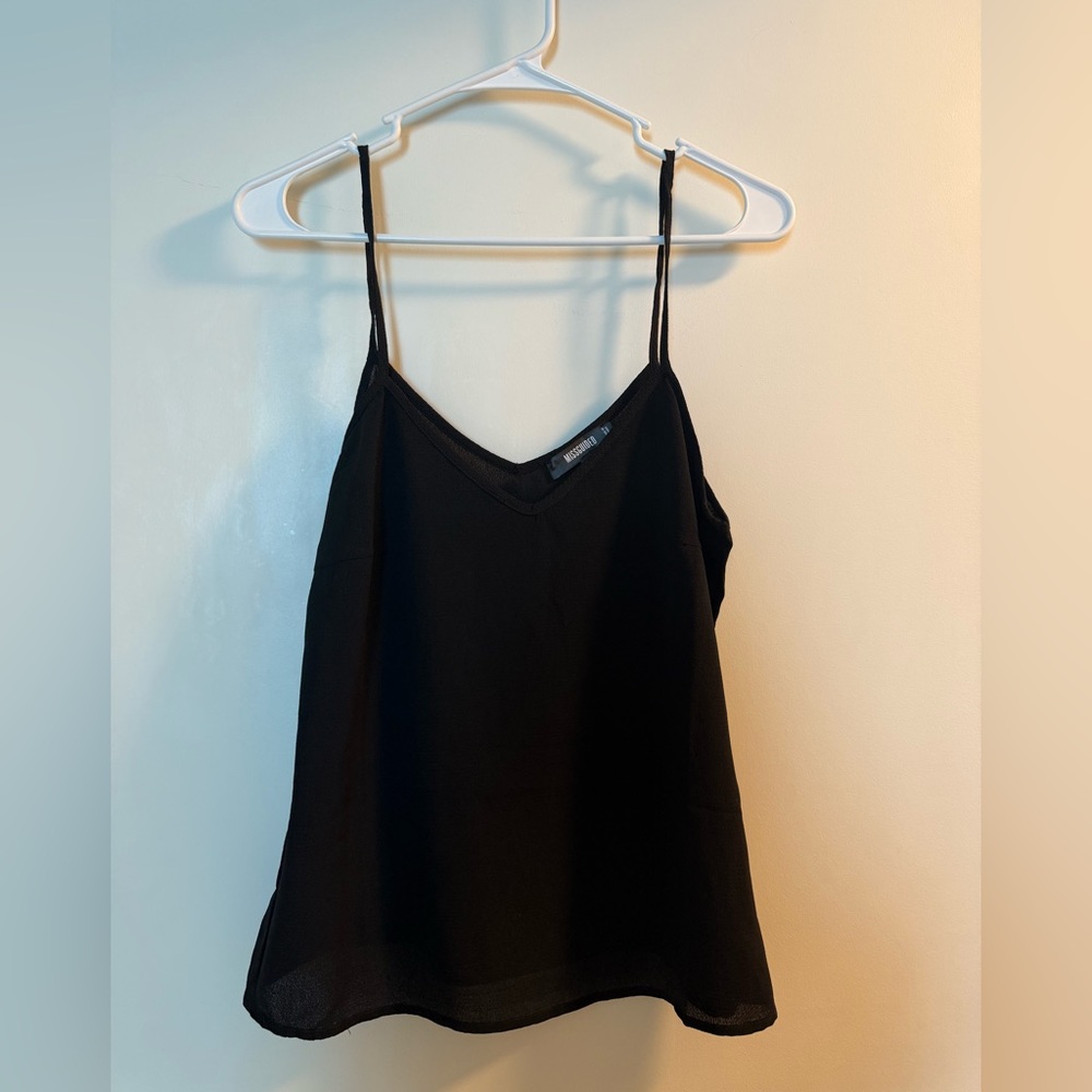 Missguided Black Camisole Top
